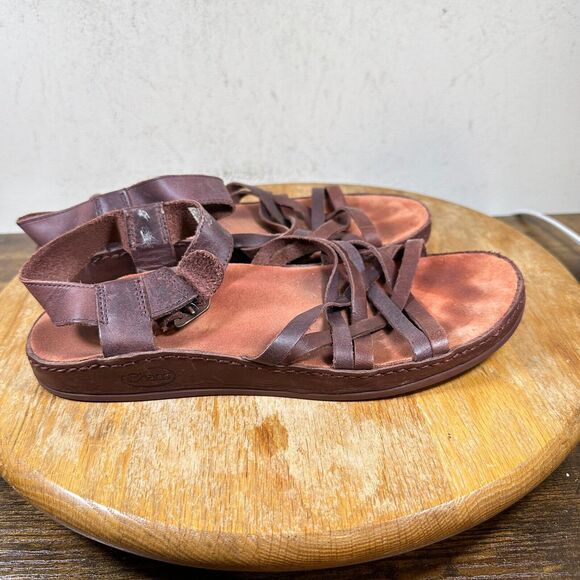 Chaco Fallon Java Leather J106150 Sandal Shoes Women's Size 8 - Picture 1 of 8